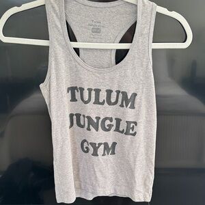 Gray Tulum Jungle Gym Tank Top
